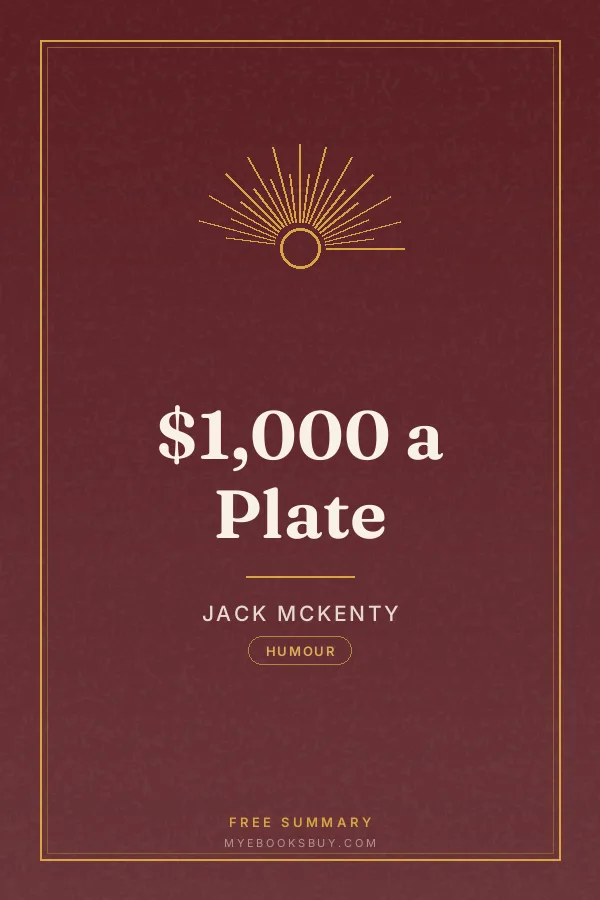 Cover of $1,000 a Plate