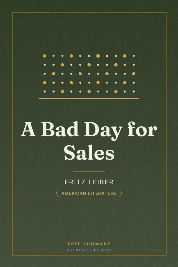 Cover of A Bad Day for Sales