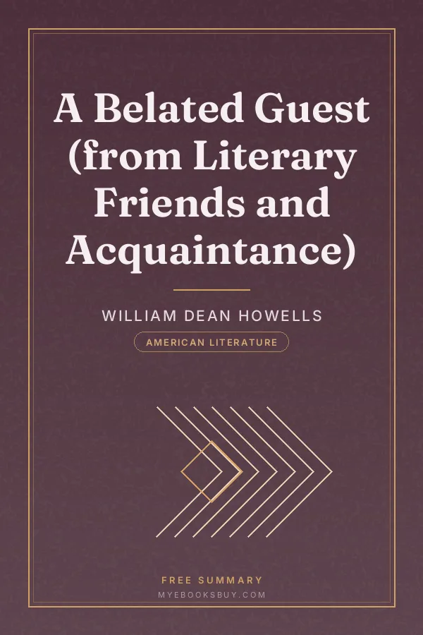 Cover of A Belated Guest (from Literary Friends and Acquaintance)