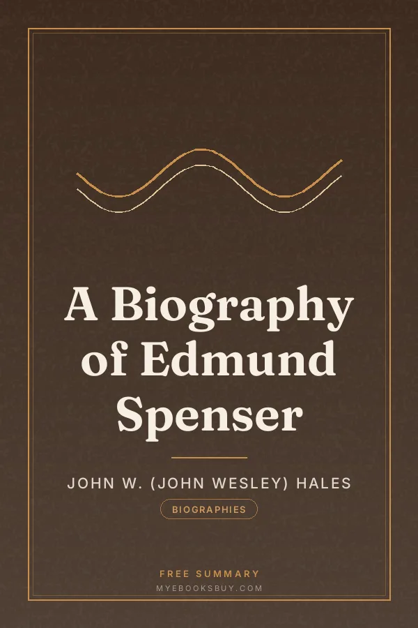 Cover of A Biography of Edmund Spenser
