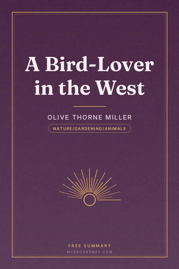 Cover of A Bird-Lover in the West