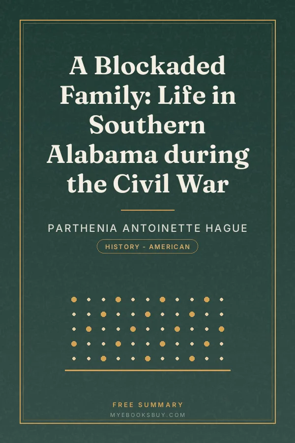 Cover of A Blockaded Family: Life in Southern Alabama during the Civil War