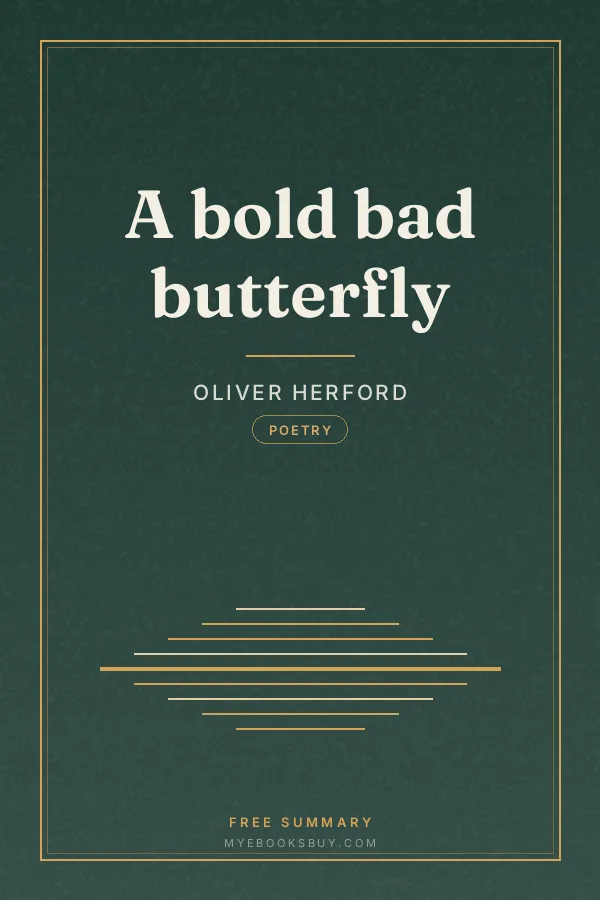 Cover of A bold bad butterfly