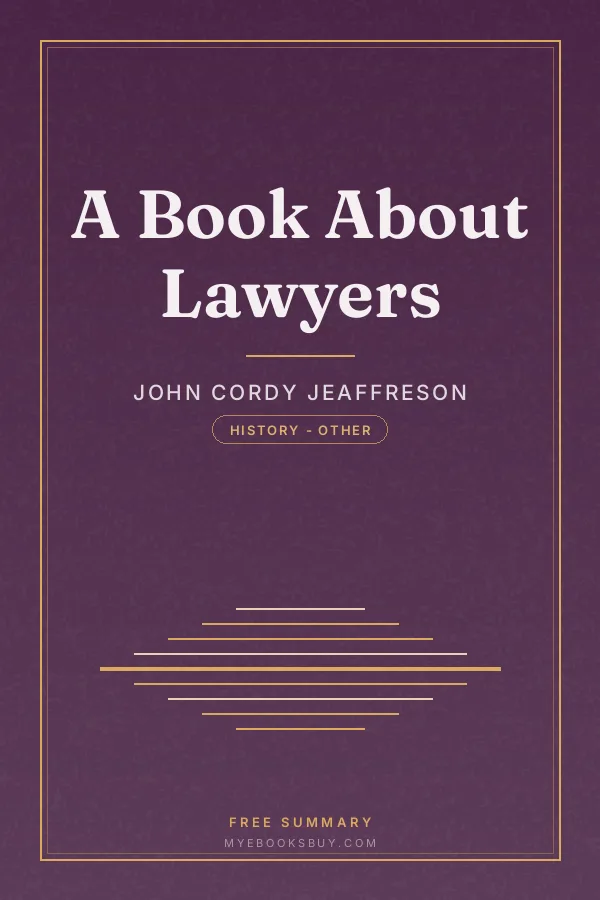 Cover of A Book About Lawyers