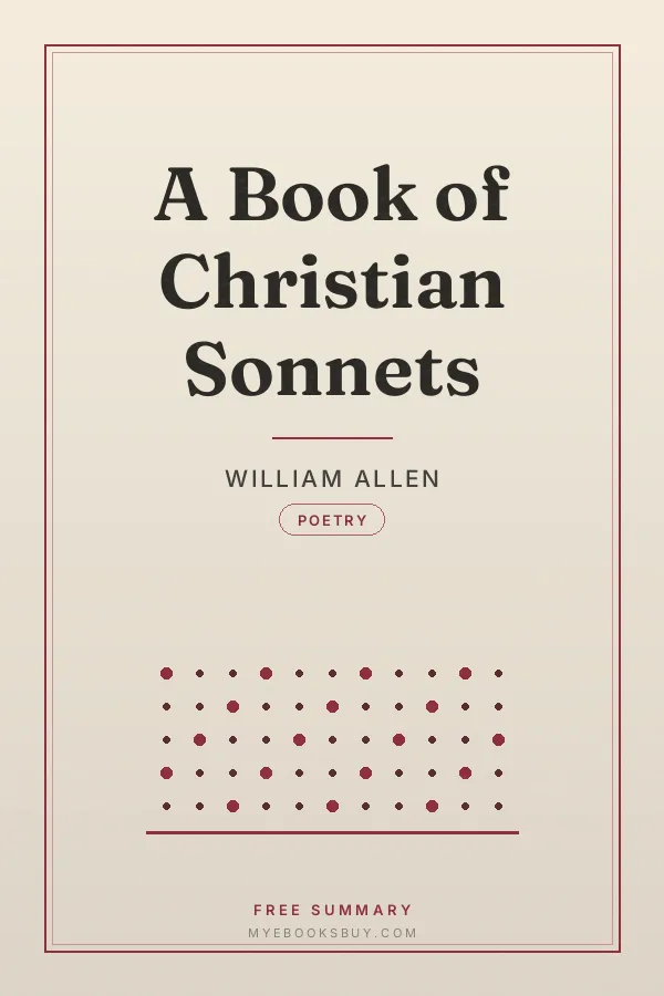 Cover of A Book of Christian Sonnets