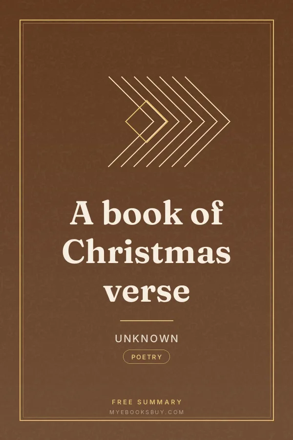 Cover of A book of Christmas verse
