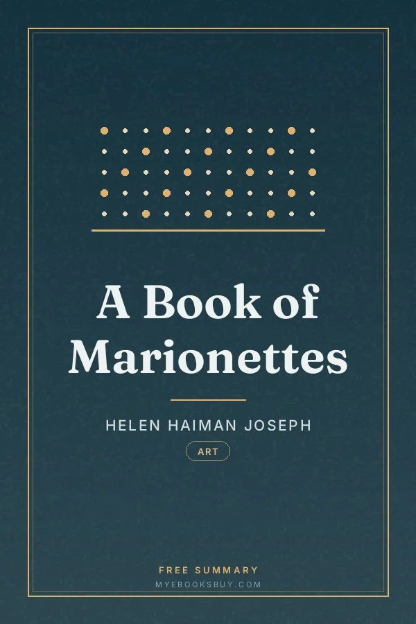 Cover of A Book of Marionettes
