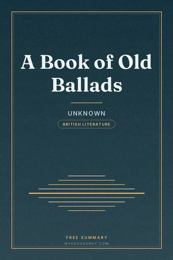 Cover of A Book of Old Ballads