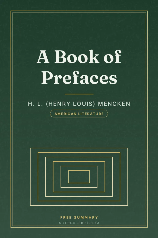 Cover of A Book of Prefaces