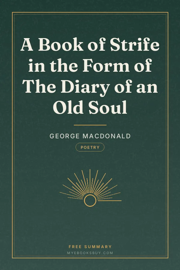 Cover of A Book of Strife in the Form of The Diary of an Old Soul