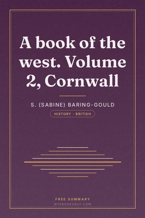Cover of A book of the west. Volume 2, Cornwall
