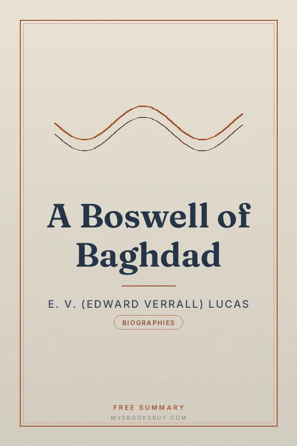 Cover of A Boswell of Baghdad