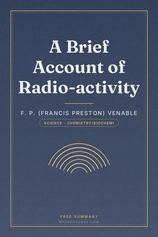 Cover of A Brief Account of Radio-activity