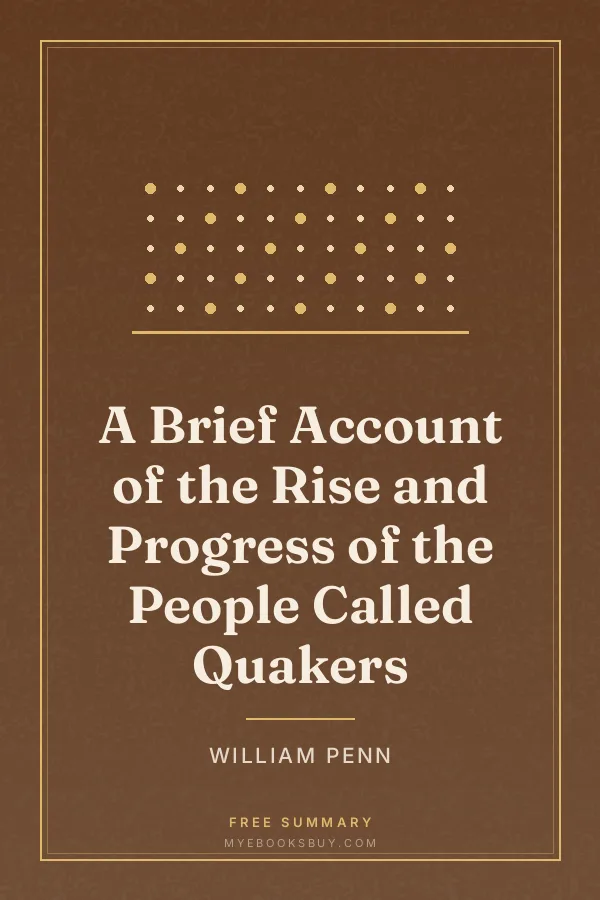 Cover of A Brief Account of the Rise and Progress of the People Called Quakers