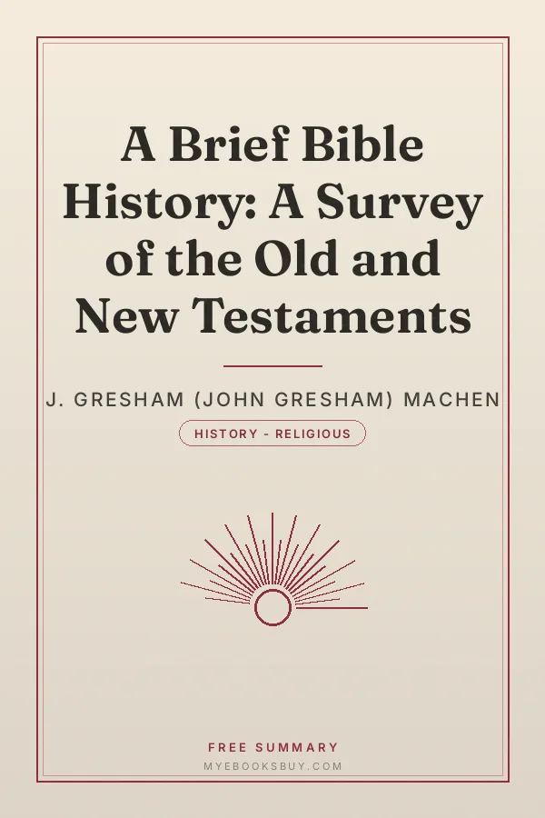 Cover of A Brief Bible History: A Survey of the Old and New Testaments