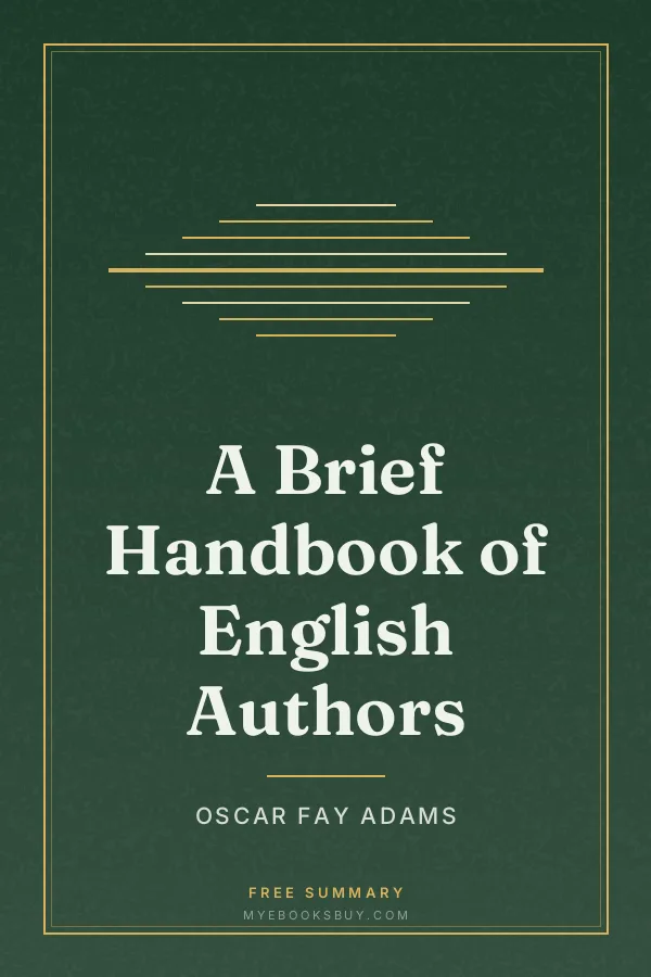 Cover of A Brief Handbook of English Authors