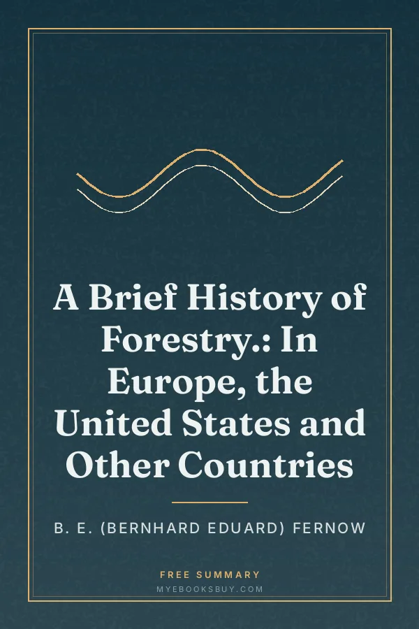 Cover of A Brief History of Forestry.: In Europe, the United States and Other Countries