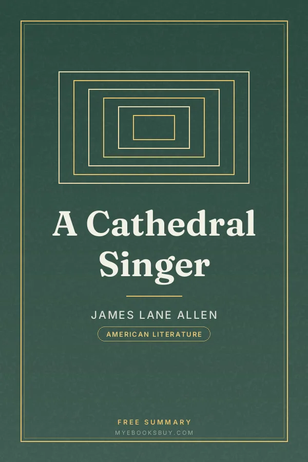Cover of A Cathedral Singer