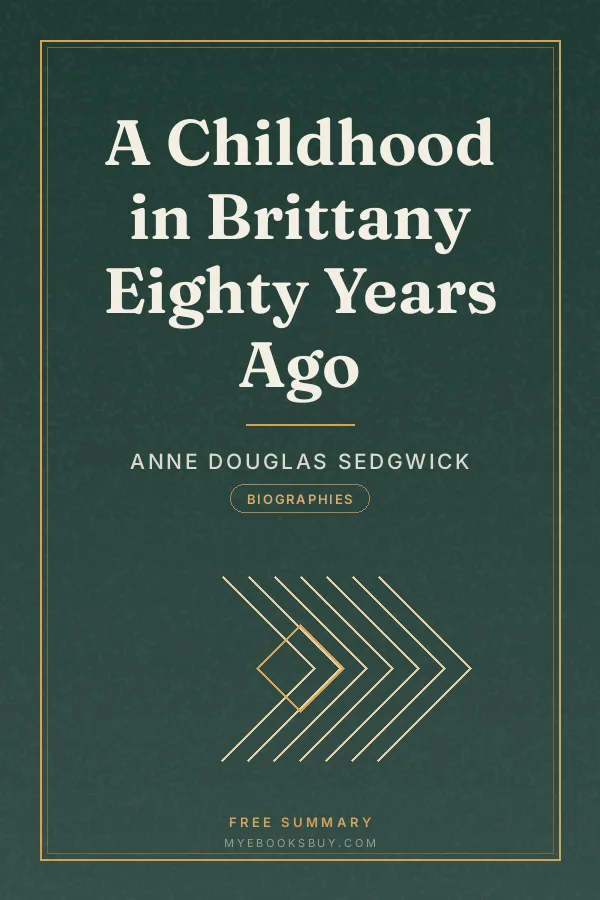 Cover of A Childhood in Brittany Eighty Years Ago