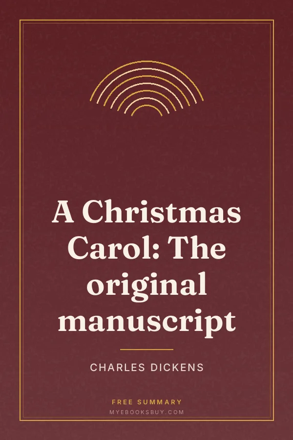 Cover of A Christmas Carol: The original manuscript