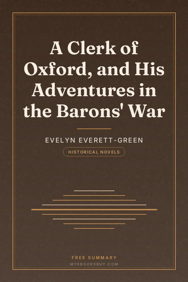Cover of A Clerk of Oxford, and His Adventures in the Barons' War