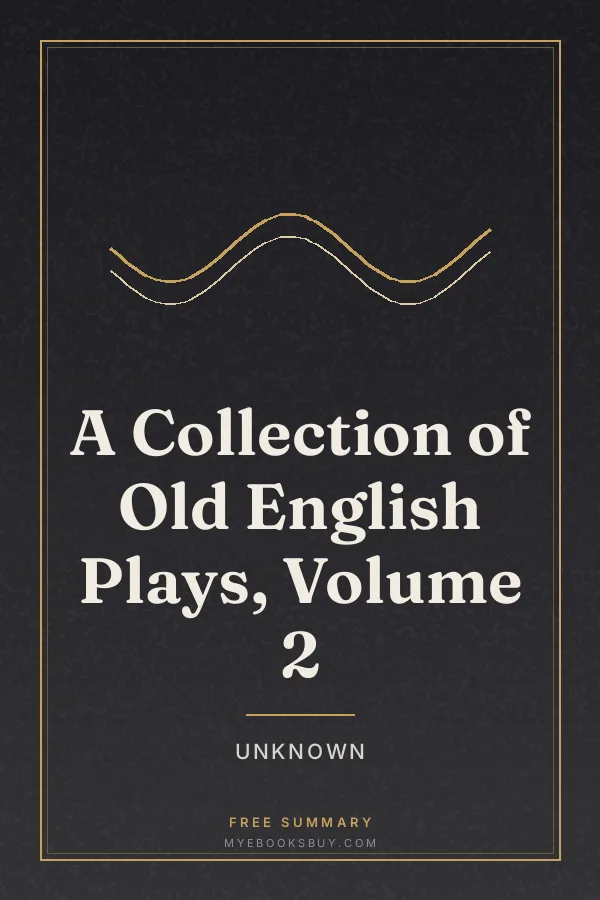 Cover of A Collection of Old English Plays, Volume 2
