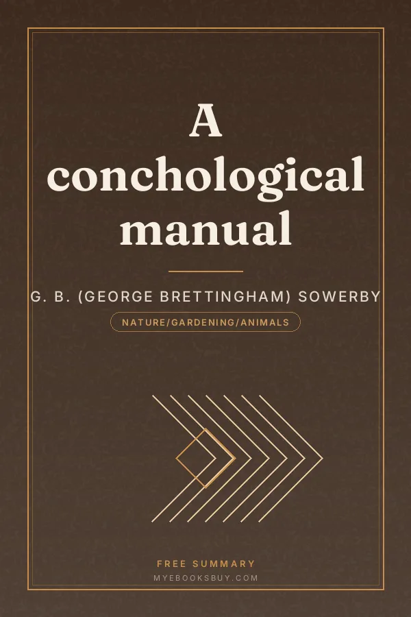 Cover of A conchological manual