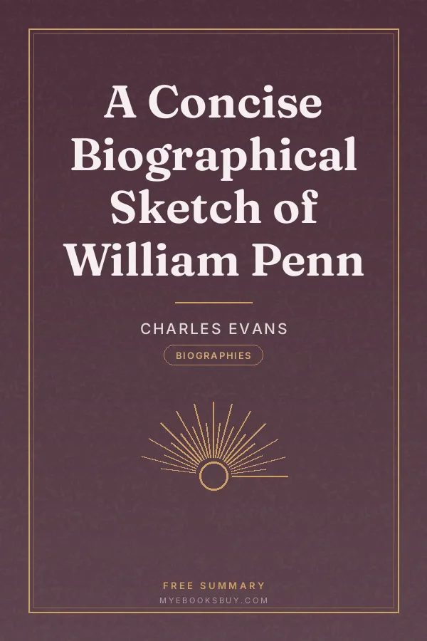 Cover of A Concise Biographical Sketch of William Penn