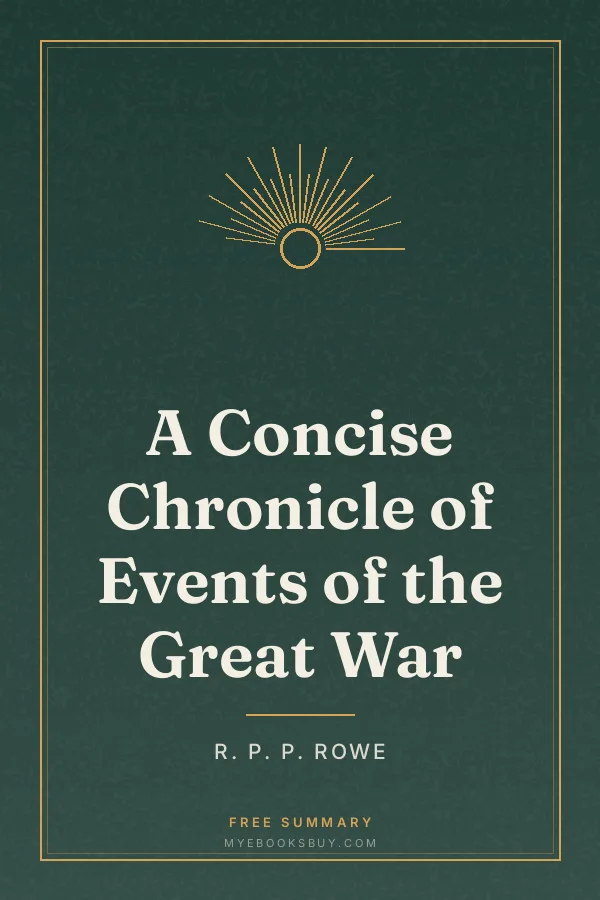Cover of A Concise Chronicle of Events of the Great War