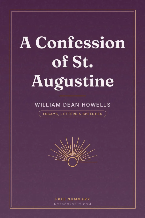 Cover of A Confession of St. Augustine