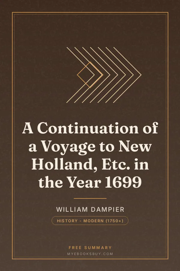 Cover of A Continuation of a Voyage to New Holland, Etc. in the Year 1699