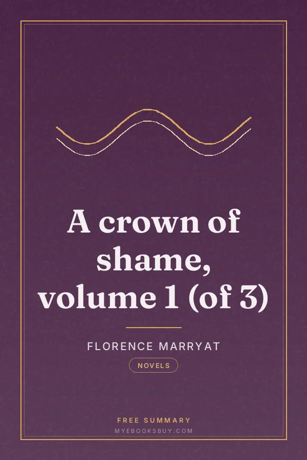 Cover of A crown of shame, volume 1 (of 3)