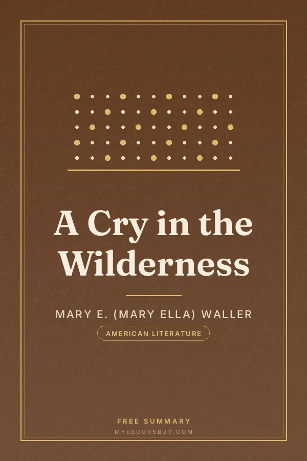 Cover of A Cry in the Wilderness