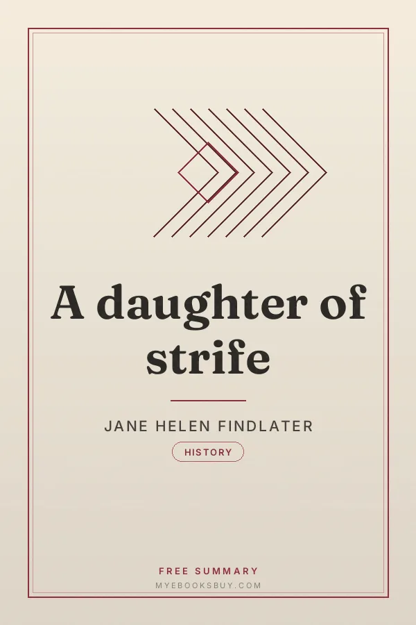 Cover of A daughter of strife
