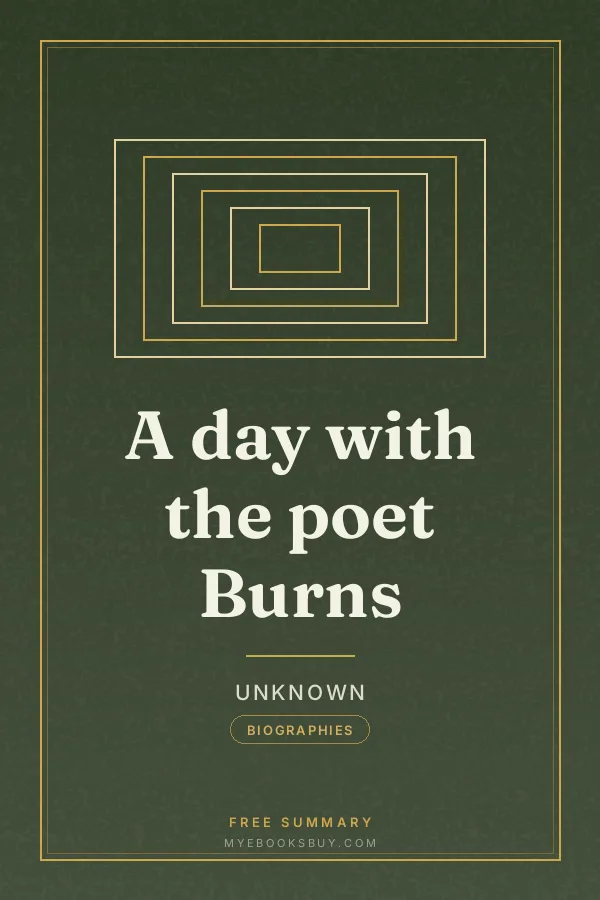 Cover of A day with the poet Burns