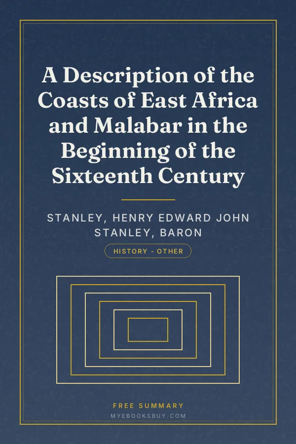 Cover of A Description of the Coasts of East Africa and Malabar in the Beginning of the Sixteenth Century