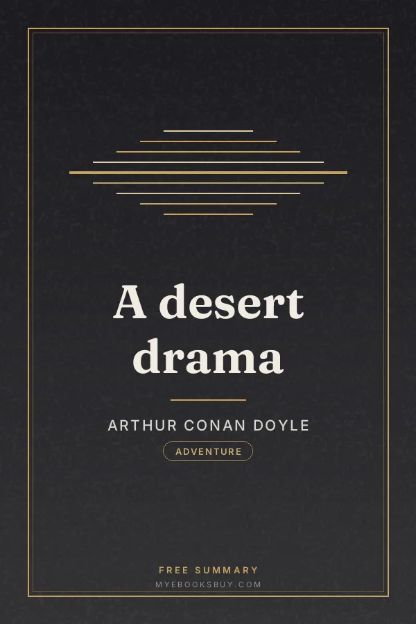 Cover of A desert drama