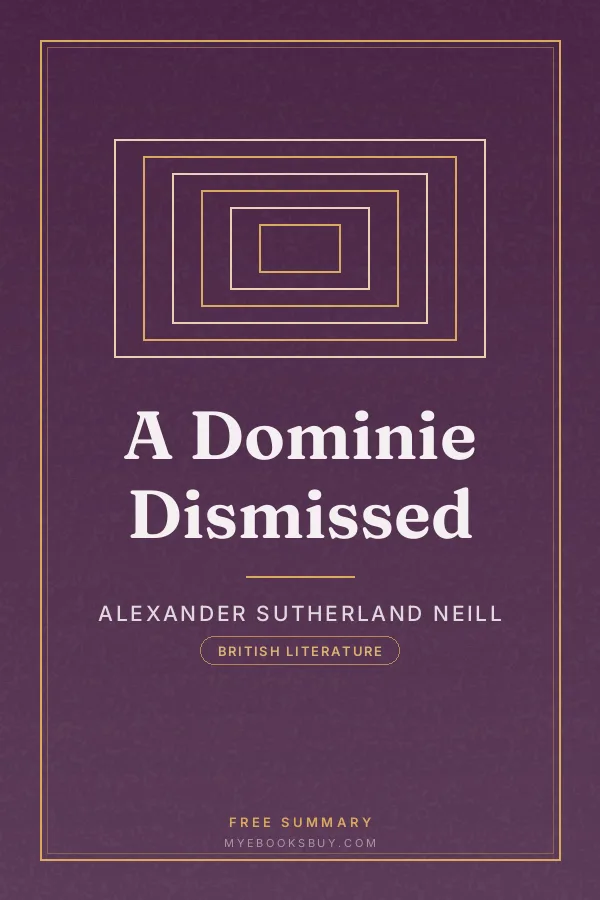 Cover of A Dominie Dismissed