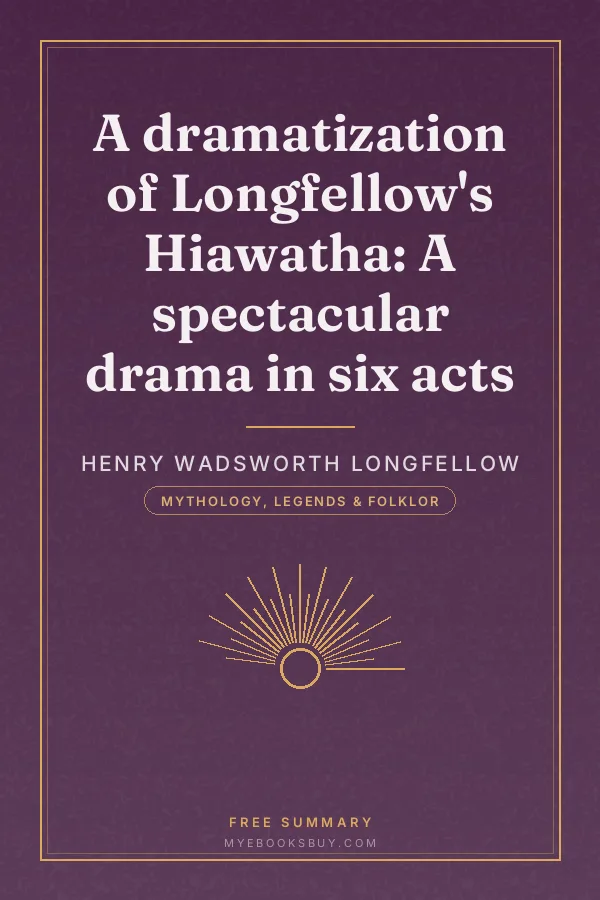 Cover of A dramatization of Longfellow's Hiawatha: A spectacular drama in six acts