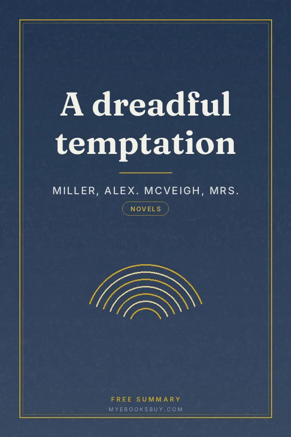 Cover of A dreadful temptation