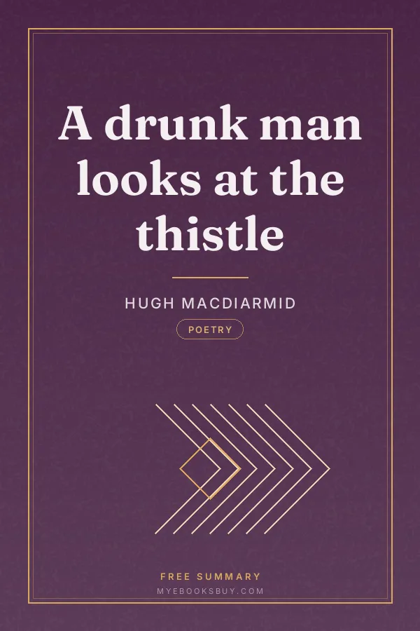 Cover of A drunk man looks at the thistle