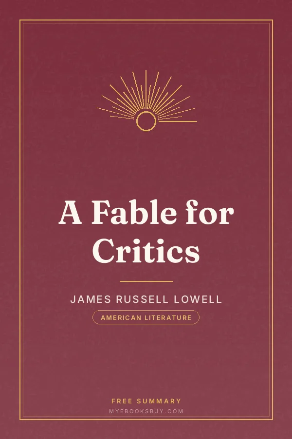 Cover of A Fable for Critics