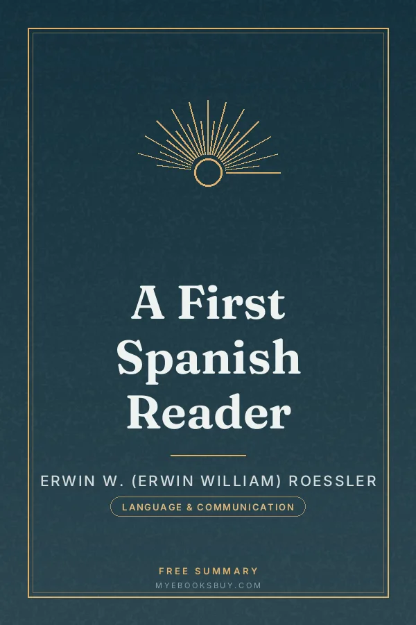 Cover of A First Spanish Reader
