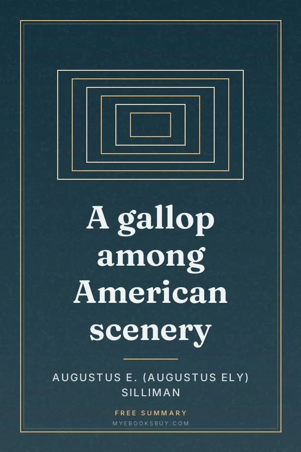 Cover of A gallop among American scenery