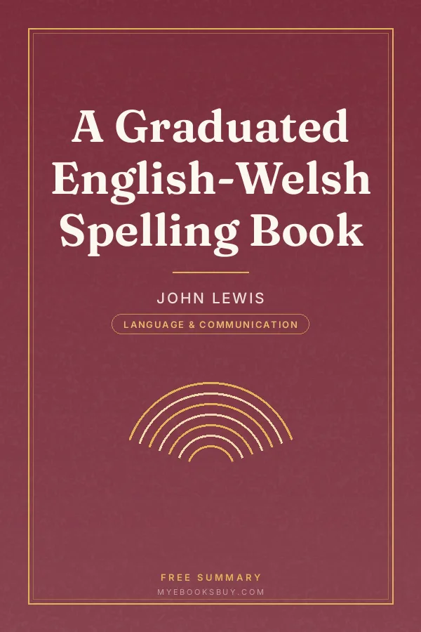 Cover of A Graduated English-Welsh Spelling Book