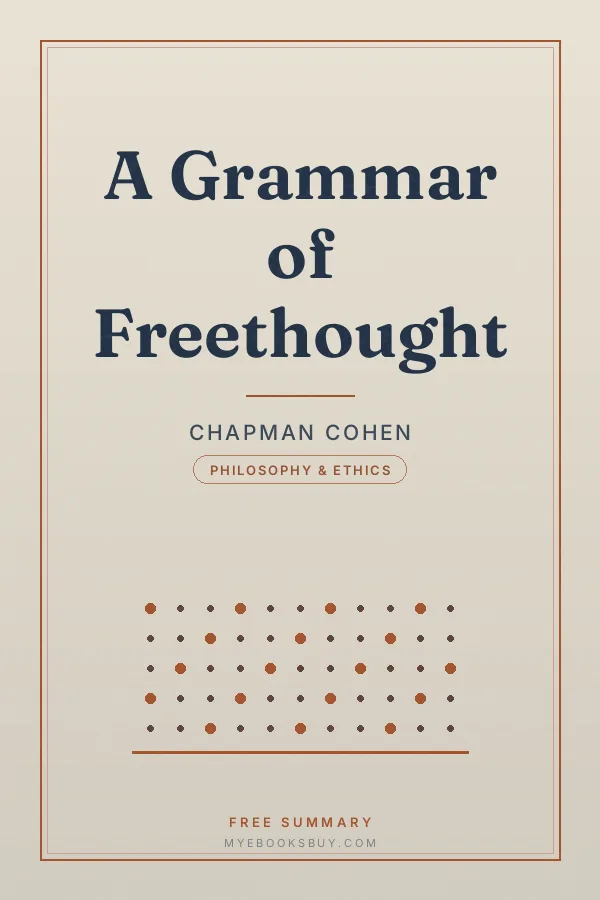 Cover of A Grammar of Freethought