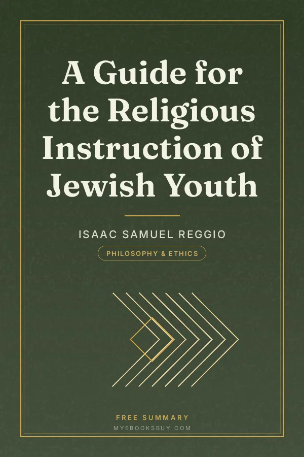 Cover of A Guide for the Religious Instruction of Jewish Youth