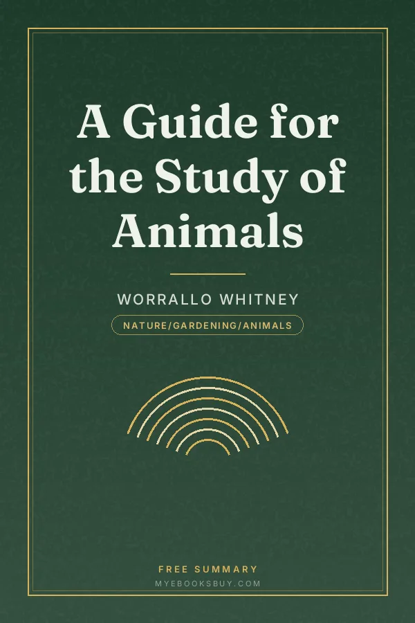 Cover of A Guide for the Study of Animals