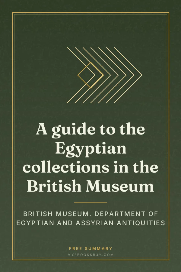 Cover of A guide to the Egyptian collections in the British Museum