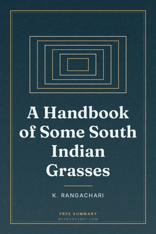Cover of A Handbook of Some South Indian Grasses